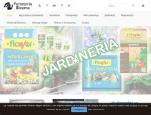 Tablet Screenshot of ferreteriabiezma.com